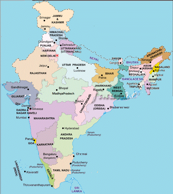 India Political Map